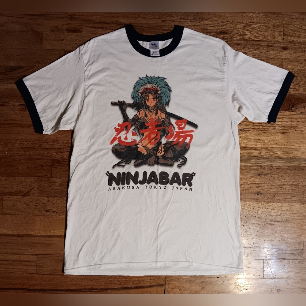 rare Ninjabar Asakusa Toyko Japan t-shirt NEW nwot beer bar pub anime warrior